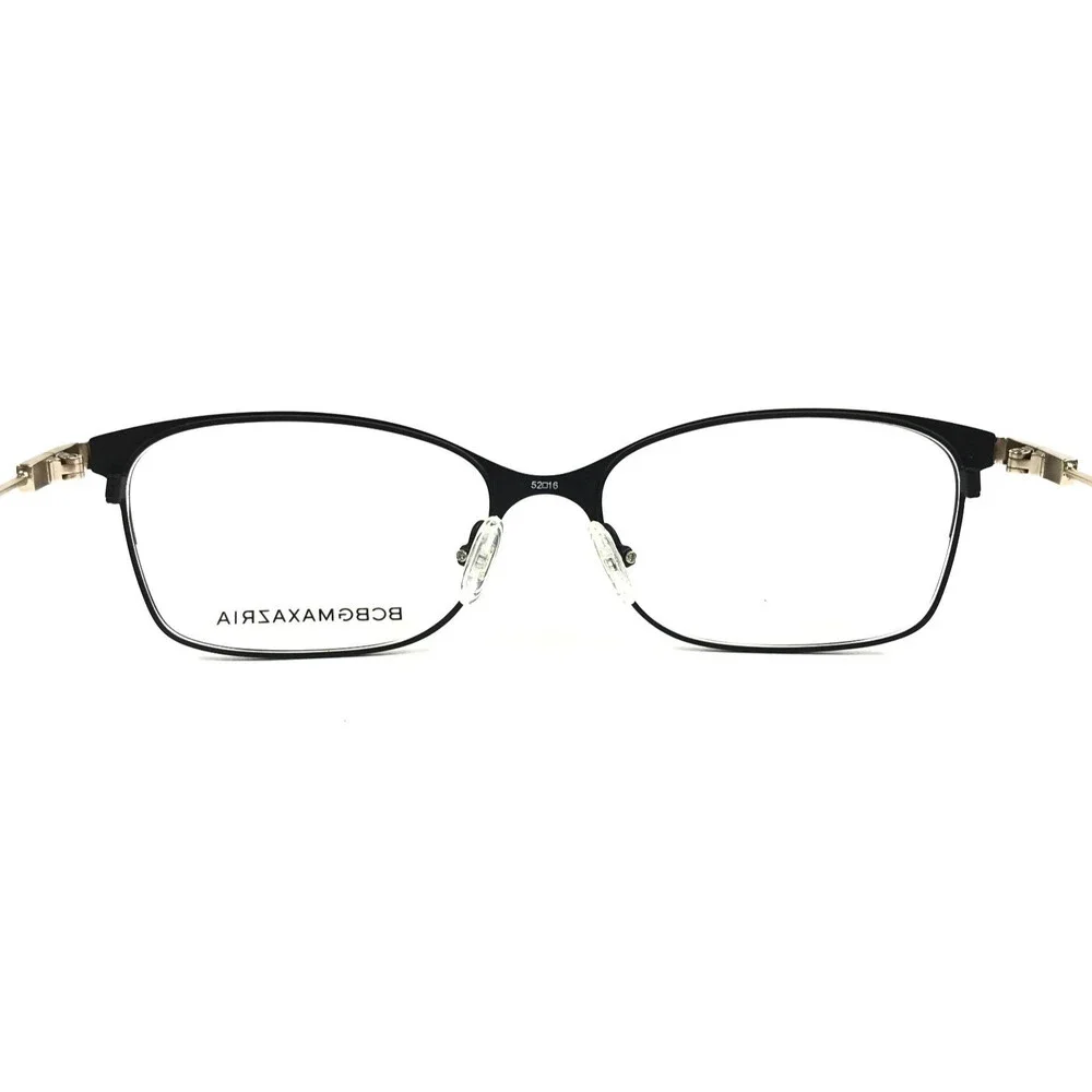 BCBGMAXAZRIA Eyeglasses Frames ANITA BLACK Matte Satin Tortoise 52-16-130